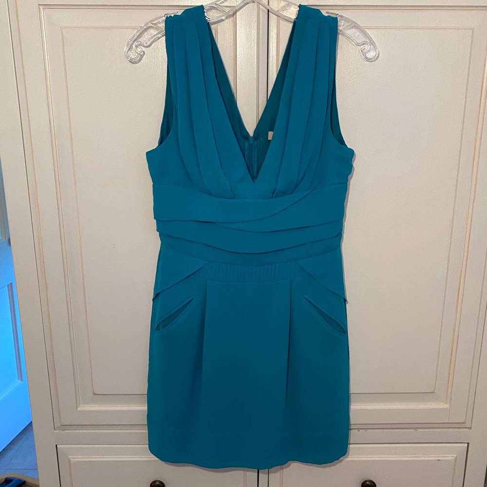 BCBG Generation Teal Dress with Pockets